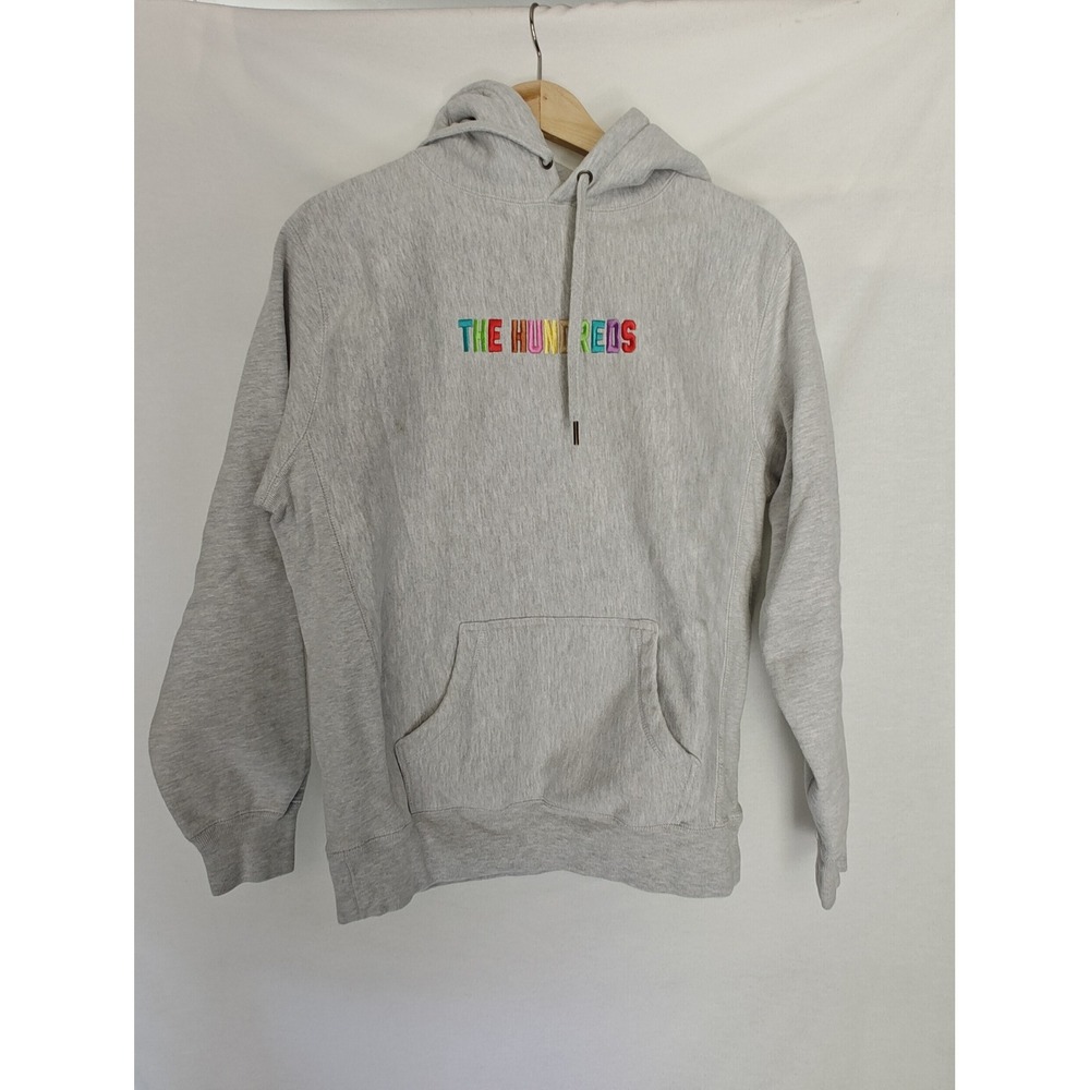 The Hundreds Sweatshirt Grey‎ Logo Pullover Hoodie Cotton Once We get Together,M